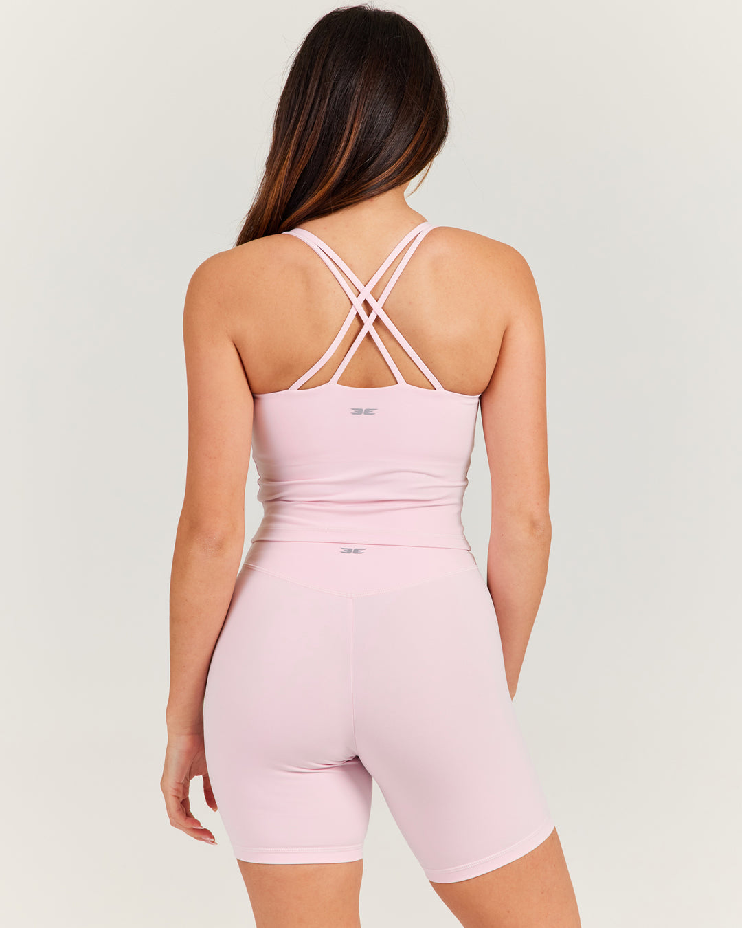 Aura Thin Strap Tank - Blush Pink