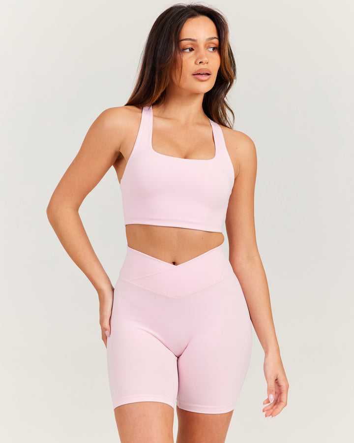 Aura Motion Bra - Blush Pink