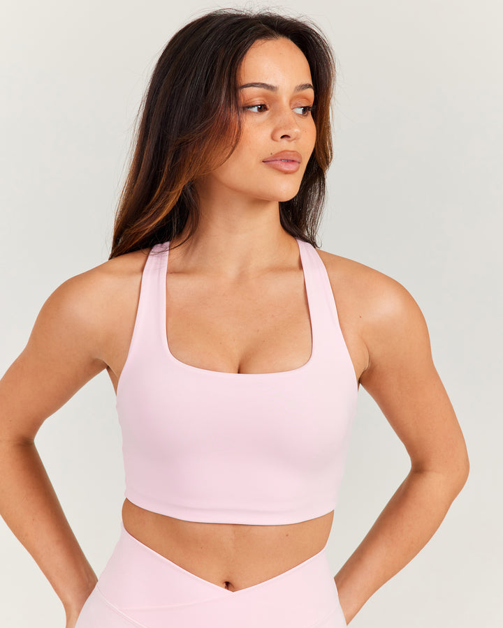 Aura Motion Bra - Blush Pink