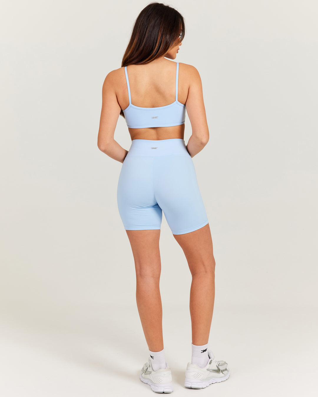 Front Scrunch Shorts - Blue