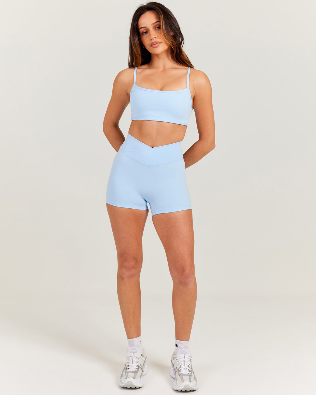 Aura Micro Cross Over Shorts - Blue