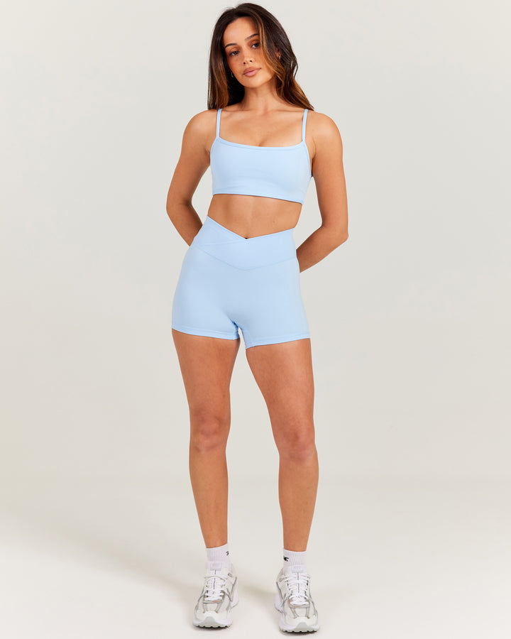 Aura Micro Cross Over Shorts - Blue