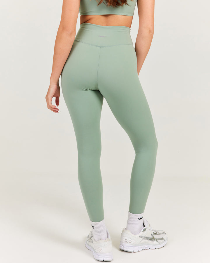 Cross Over Leggings - Dusty Sage