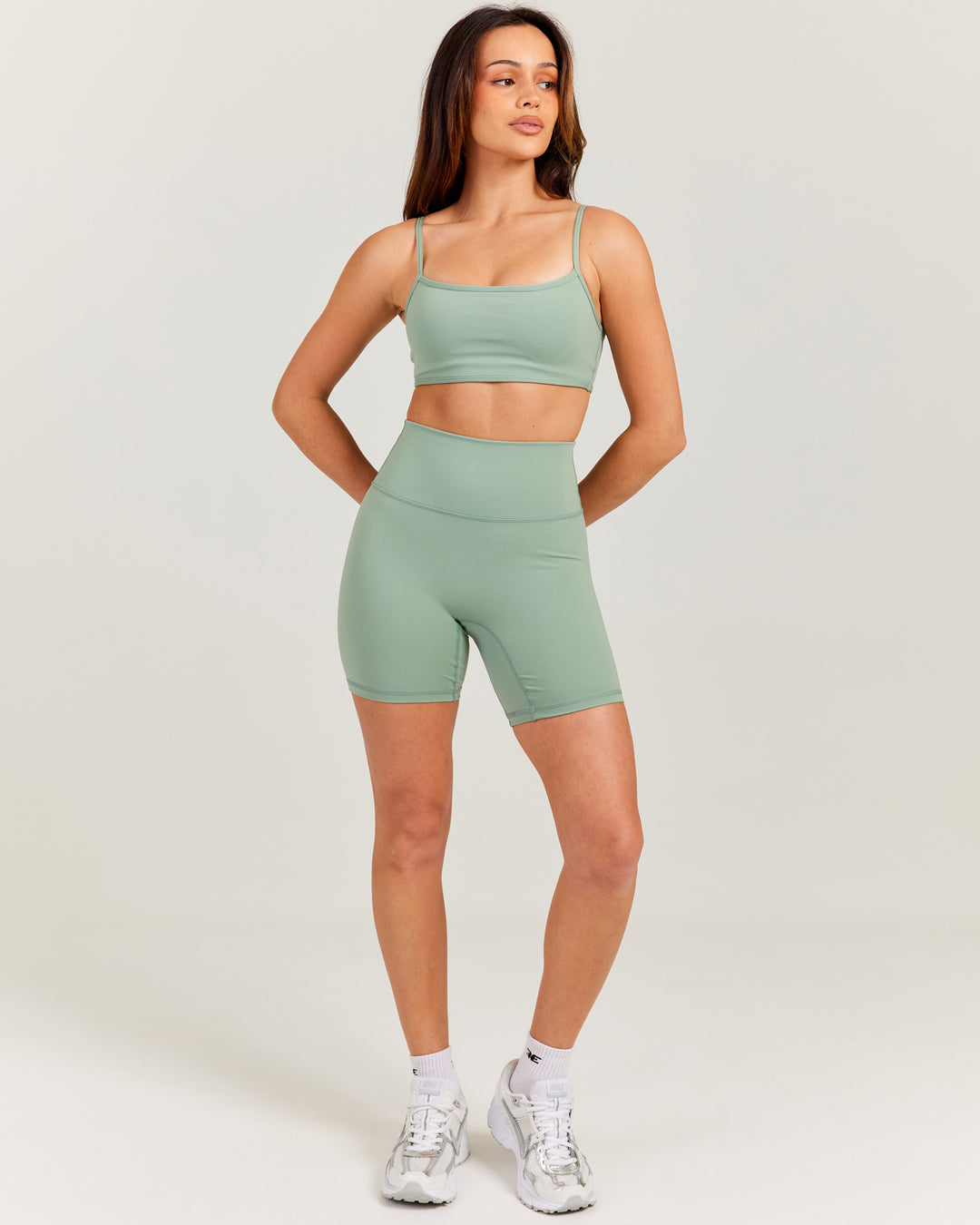 Aura SF Shorts - Dusty Sage