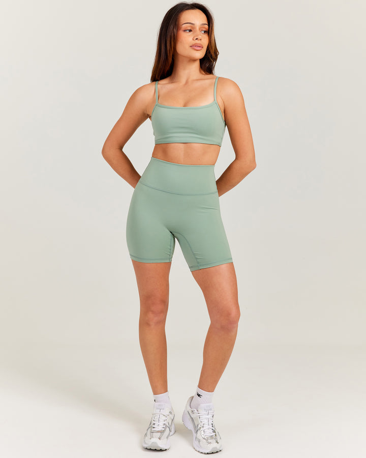 Aura SF Shorts - Dusty Sage