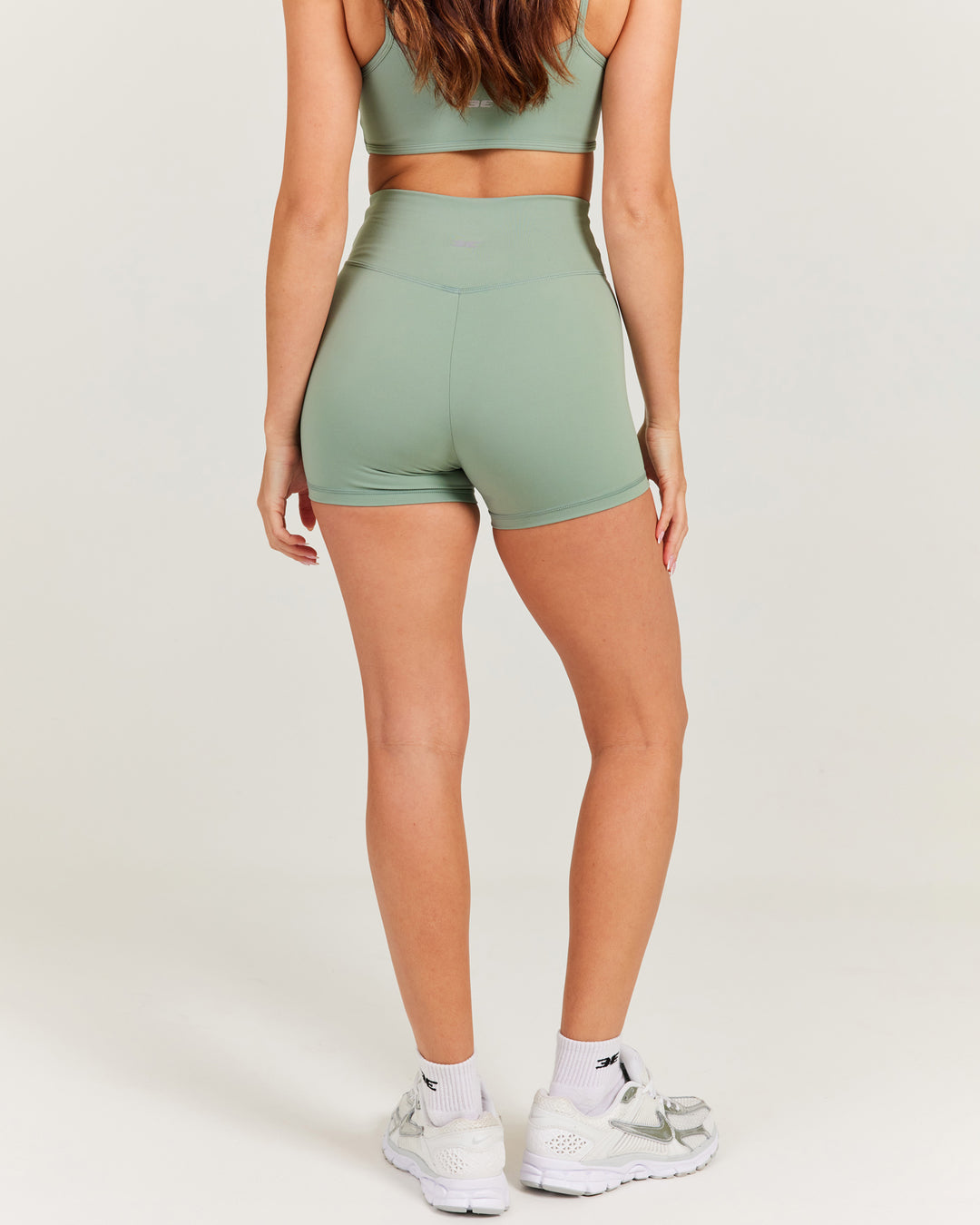 Aura Micro Cross Over Shorts - Dusty Sage