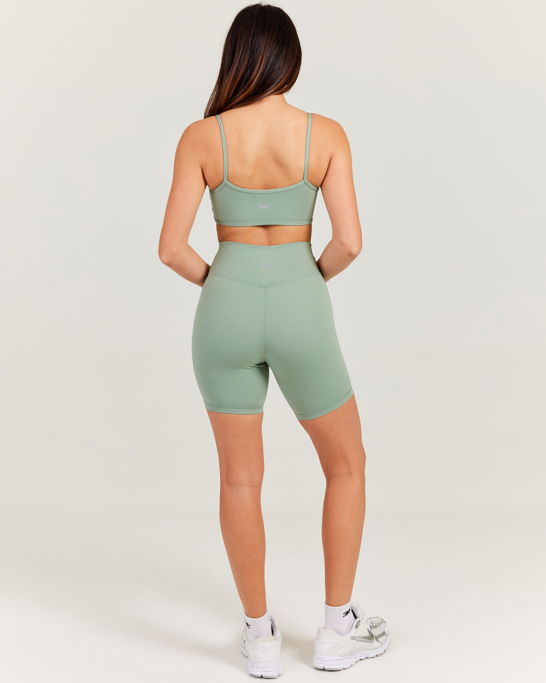 Aura Cross Over Shorts - Dusty Sage