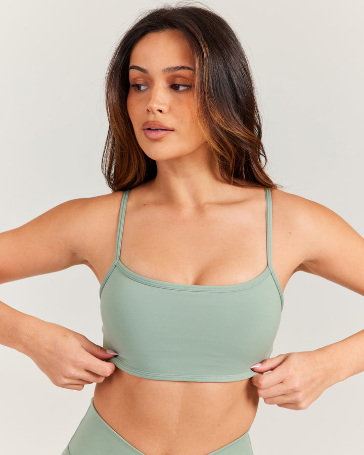 Aura Core Bra - Dusty Sage