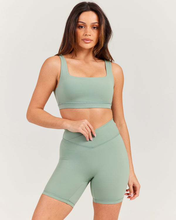 Aura Muse Bra - Dusty Sage