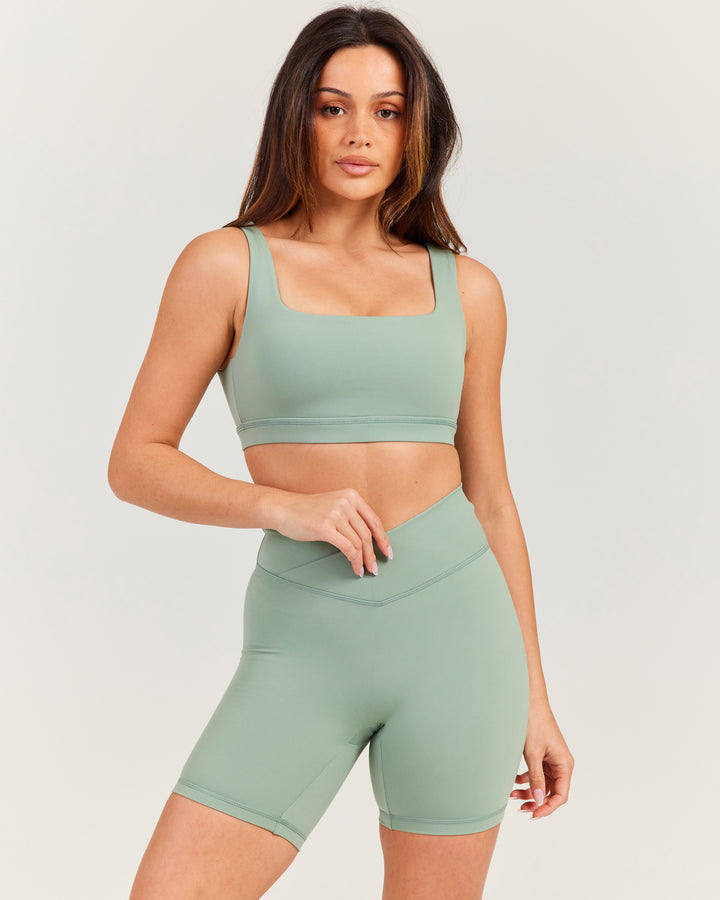 Aura Muse Bra - Dusty Sage