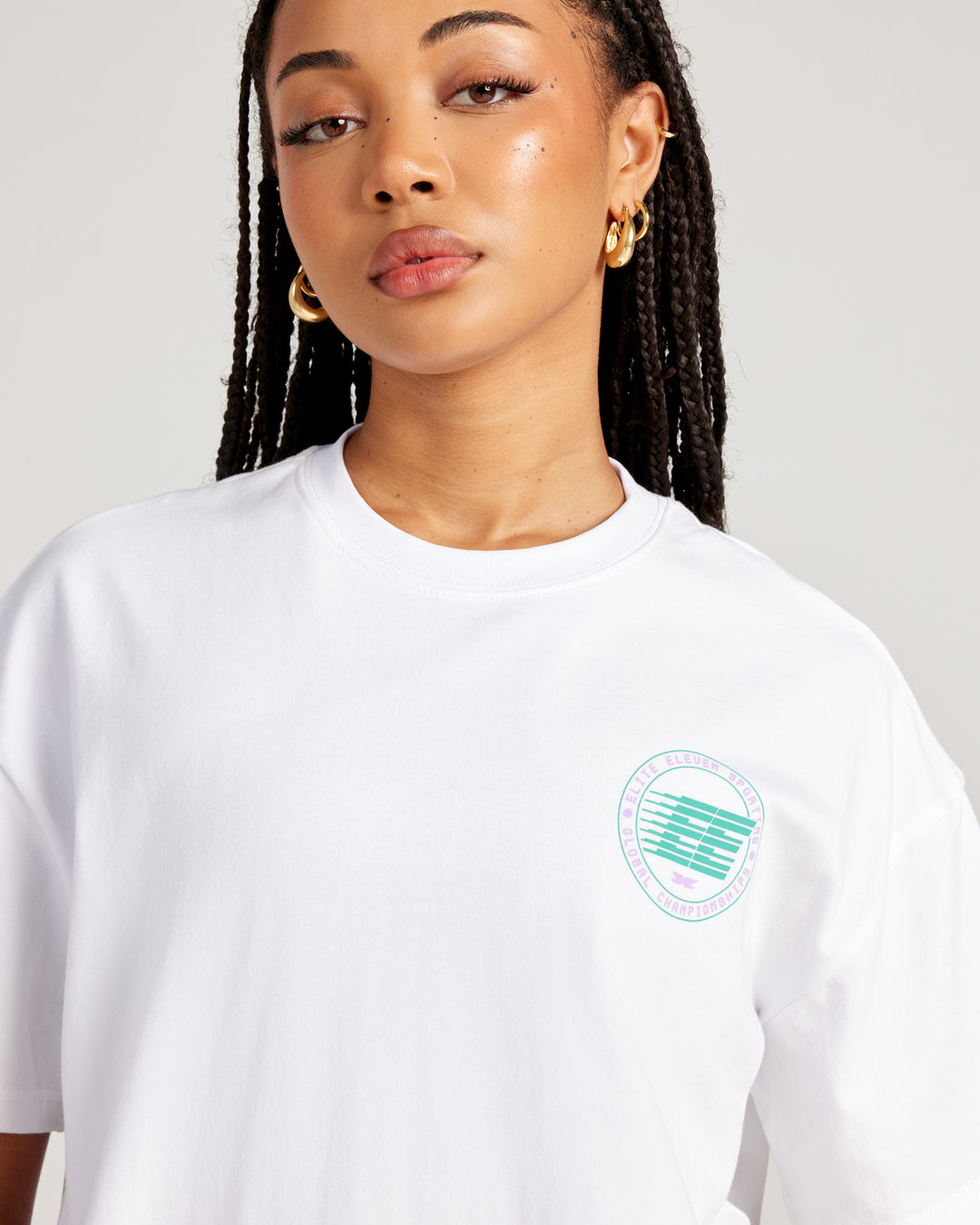 Global Championship Women's Tee - White