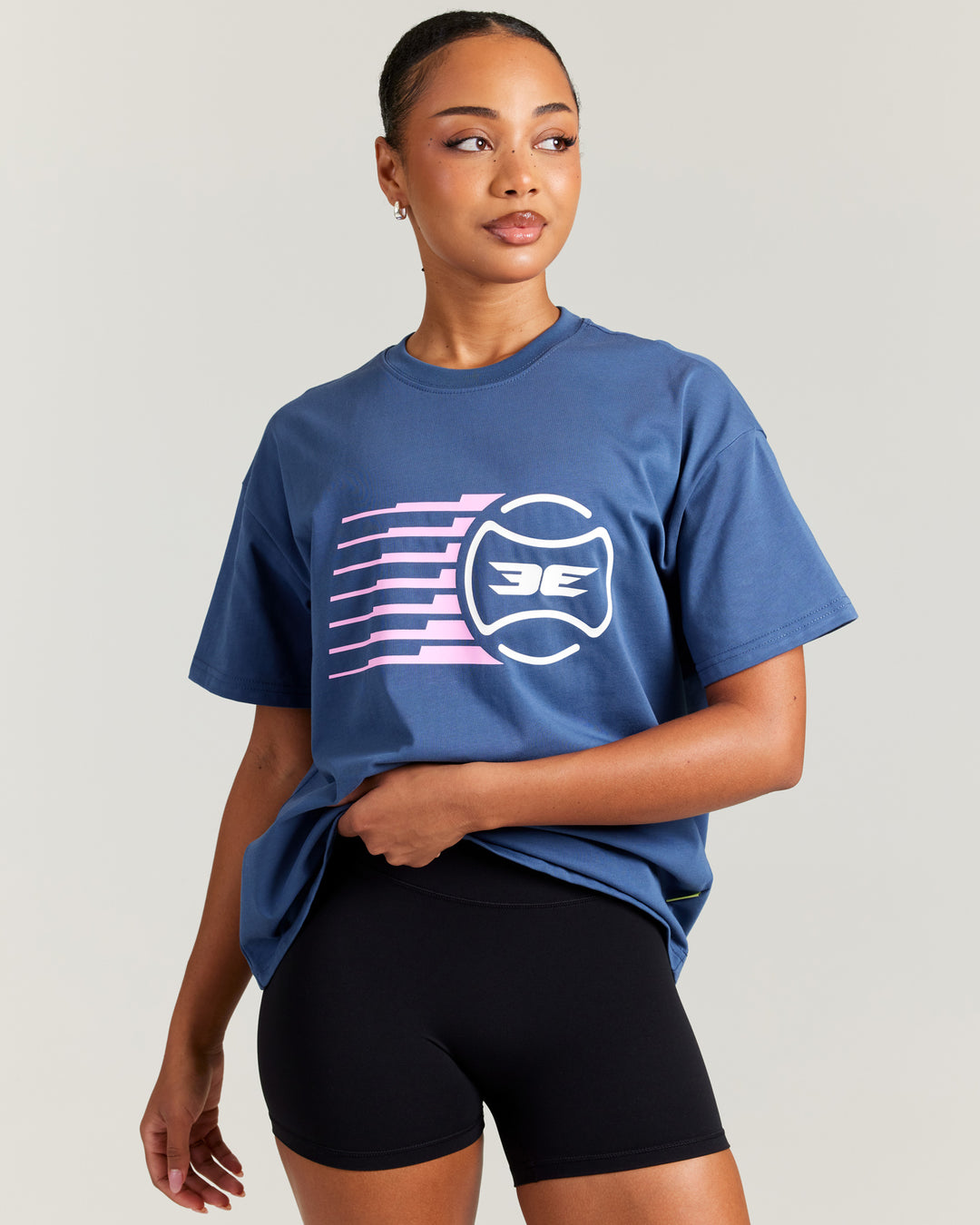 Women's Empire Tee - Steel Blue