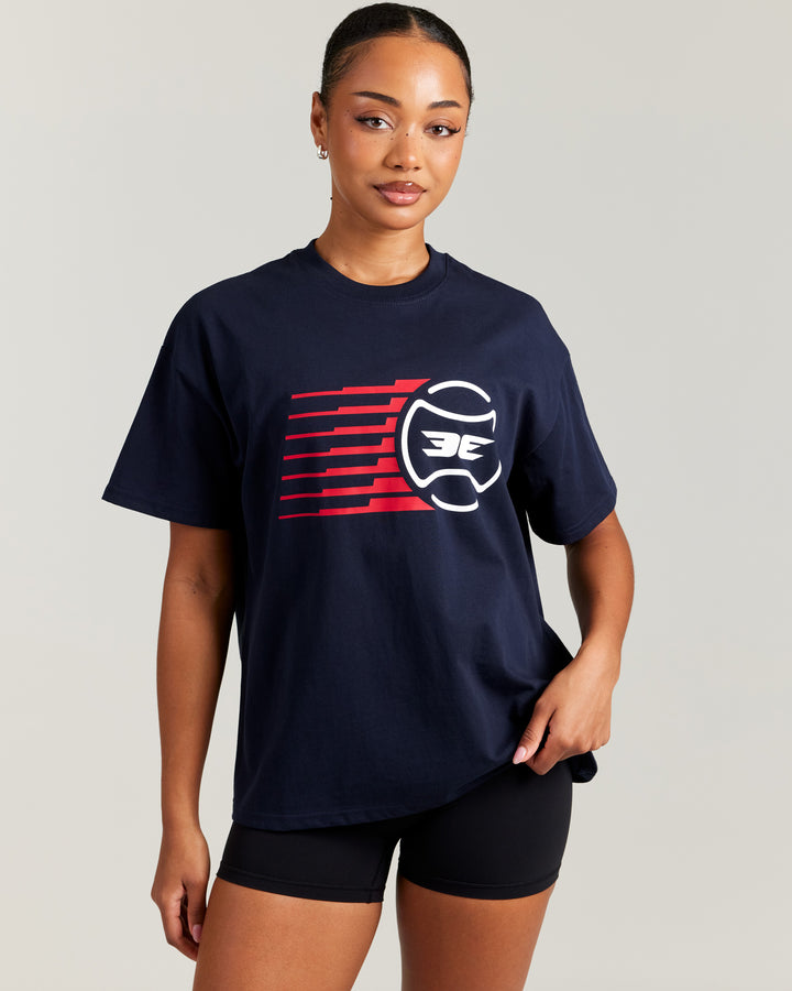 Women's Empire Tee - Navy