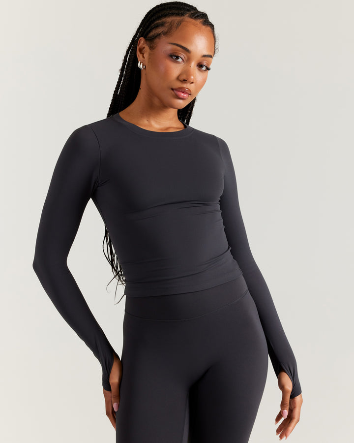 Airey Long Sleeve - Charcoal