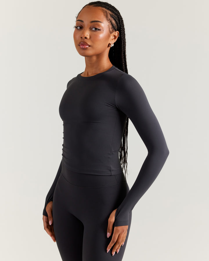 Airey Long Sleeve - Charcoal
