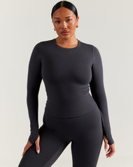 Airey Long Sleeve - Charcoal