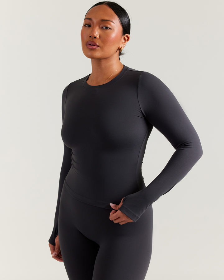 Airey Long Sleeve - Charcoal