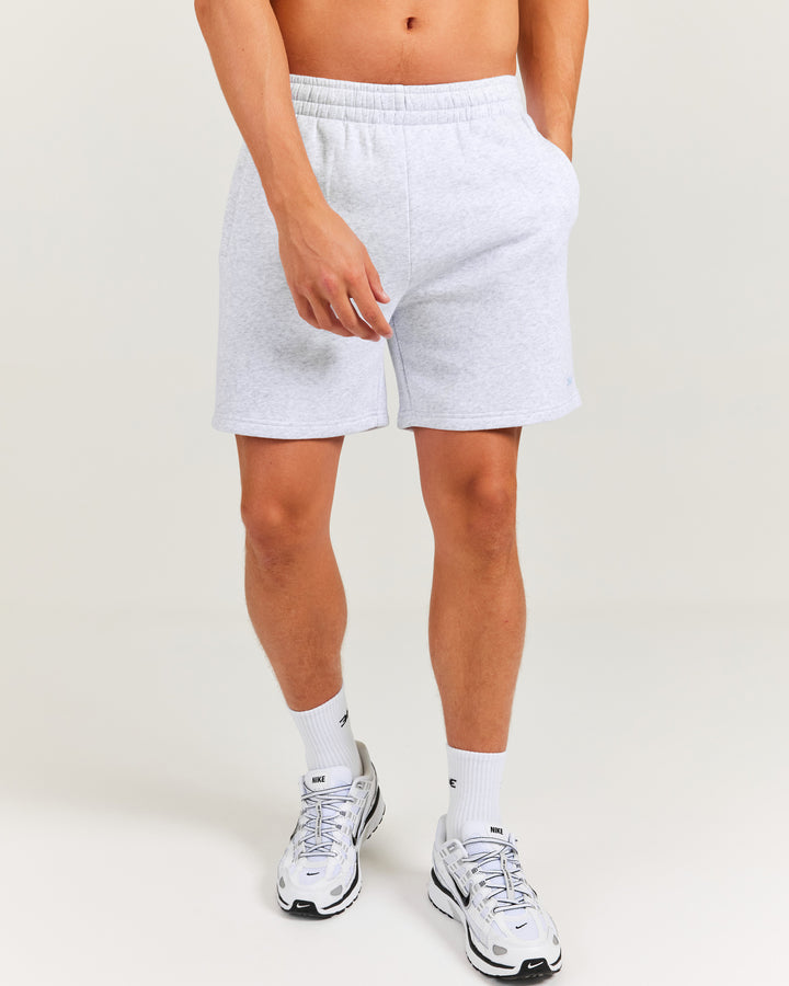Omni Men's Shorts - Grey Marle/Light Blue