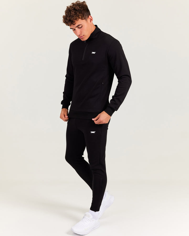 Prime Zip Jogger - Black