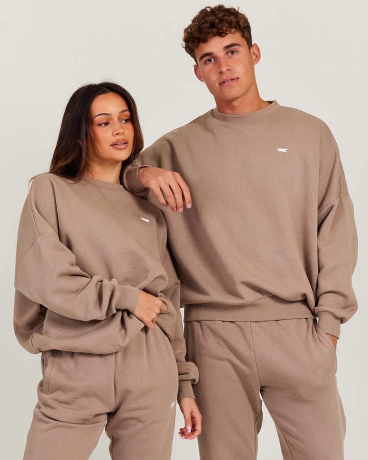 Omni Unisex Crewneck - Toasted Cashew