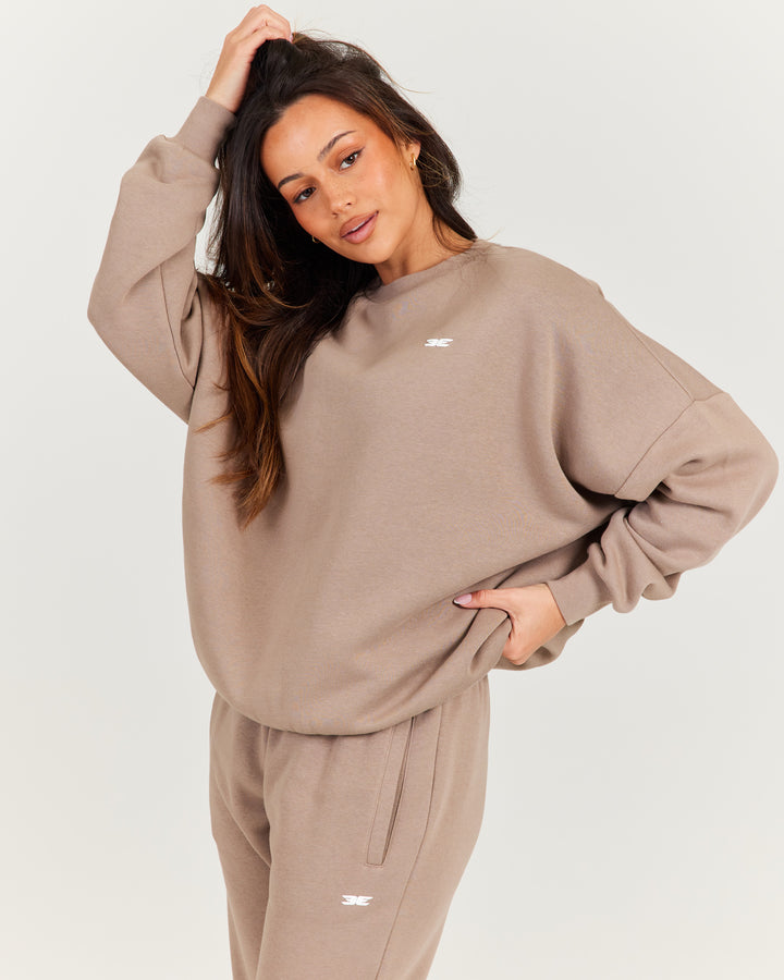 Omni Unisex Crewneck - Toasted Cashew