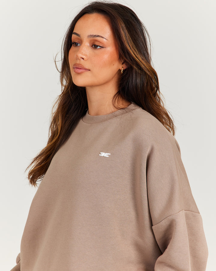 Omni Unisex Crewneck - Toasted Cashew