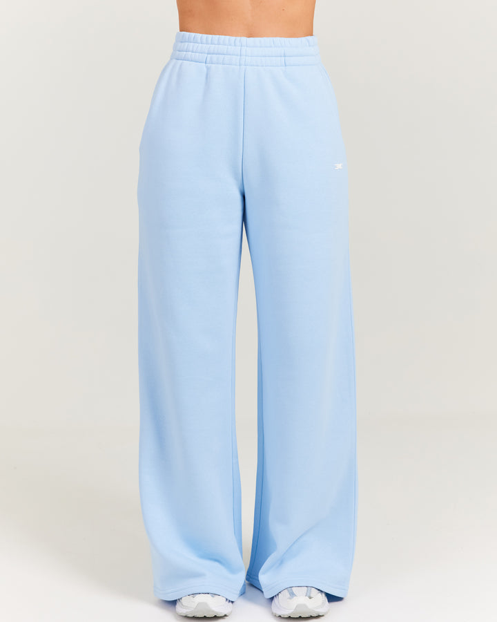 Omni Wide Leg Trackpants - Light Blue