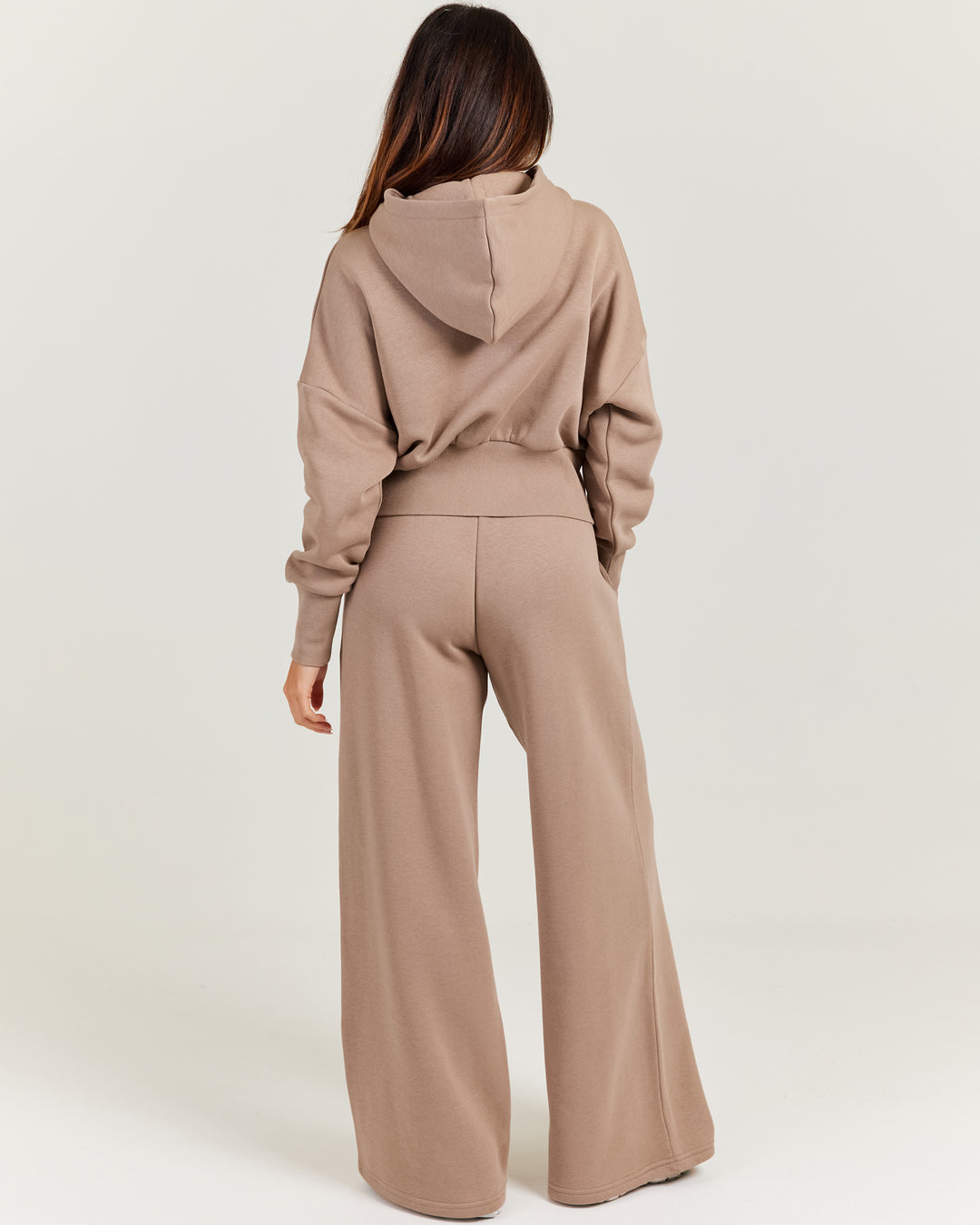 Omni Wide Leg Trackpants - Toasted Cashew