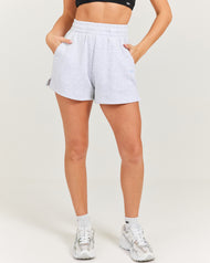 Omni Women's Shorts - Grey Marle/Light Blue