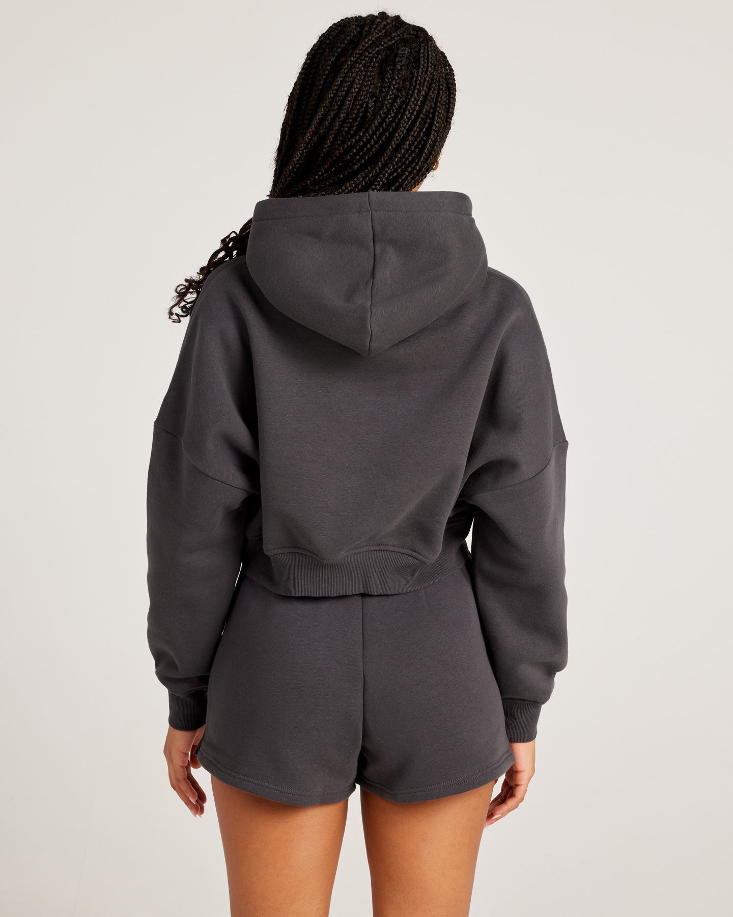 Omni Cropped Hoodie - Charcoal/Charcoal – Elite Eleven
