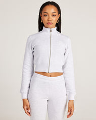 Omni Zip Through - Grey Marle/Grey Marle