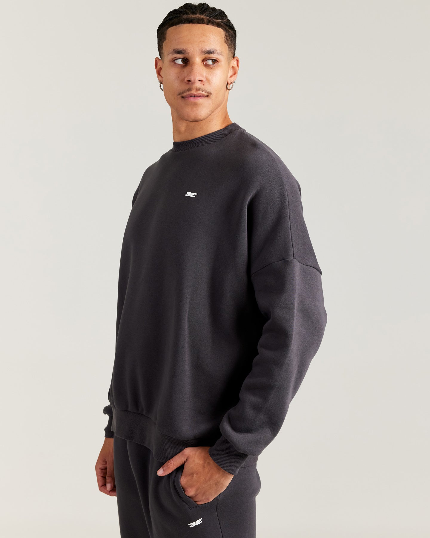 ennoy CREW SWEAT SET UP (GRAY×BLACK) L | ASCHBERGSCHULE.DE