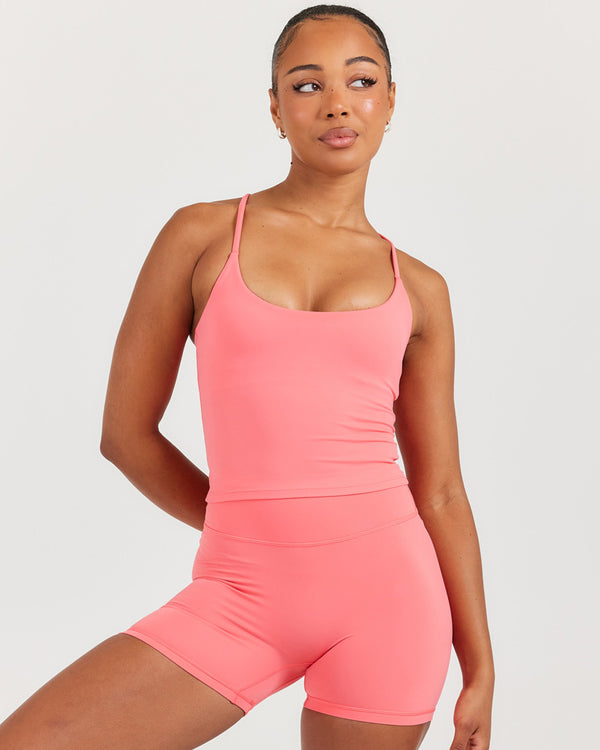 Airey Tank - Pink Papaya