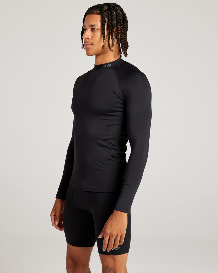 Men's ProForm Mock Neck Long Sleeve - Black