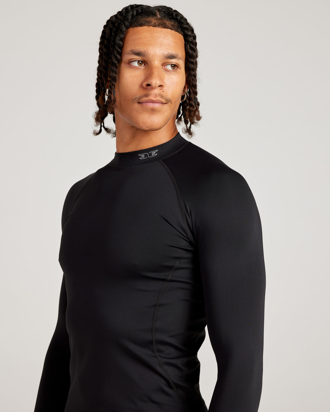 Men's ProForm Mock Neck Long Sleeve - Black