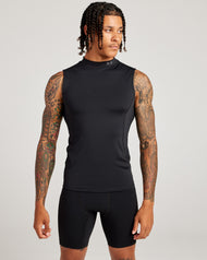 Men's ProForm Mock Neck Tank - Black