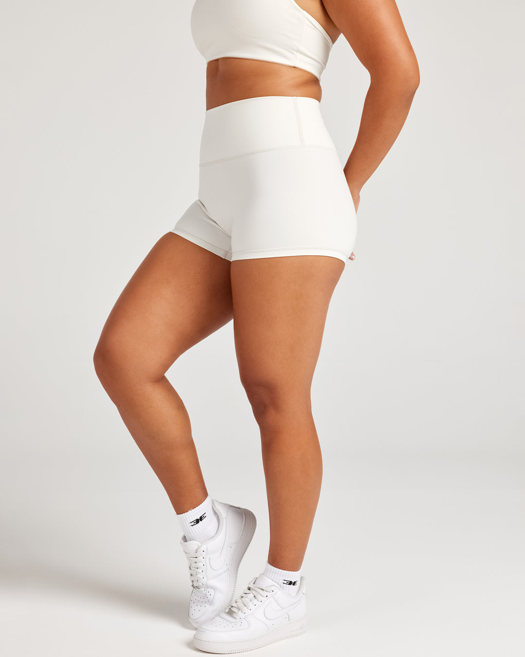 Aura SF Micro Shorts - Vanilla Latte