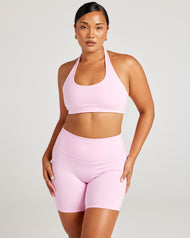Aura Halter V2 Bra - Candy Pink