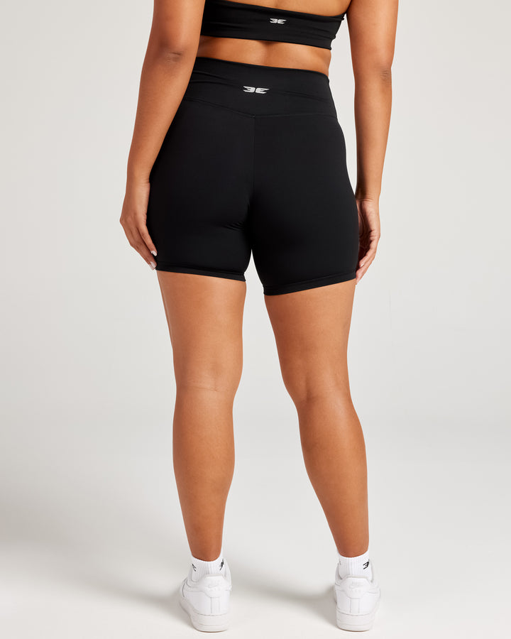 Cross Over Shorts - Black