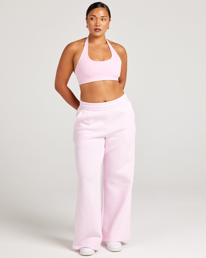 Omni Wide Leg Trackpants - Pink