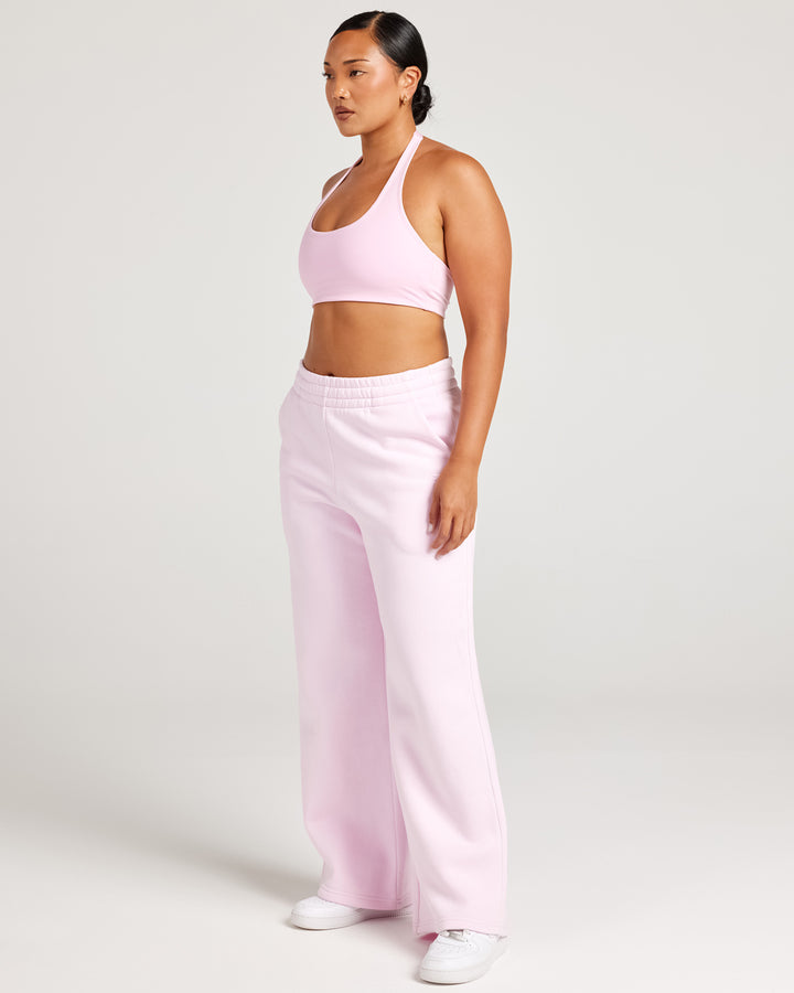 Omni Wide Leg Trackpants - Pink