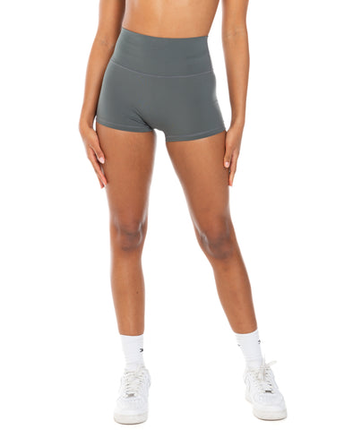 Alo high waist aura shorts Alosoft Alo blue  Gym shorts womens, Clothes  design, High waisted