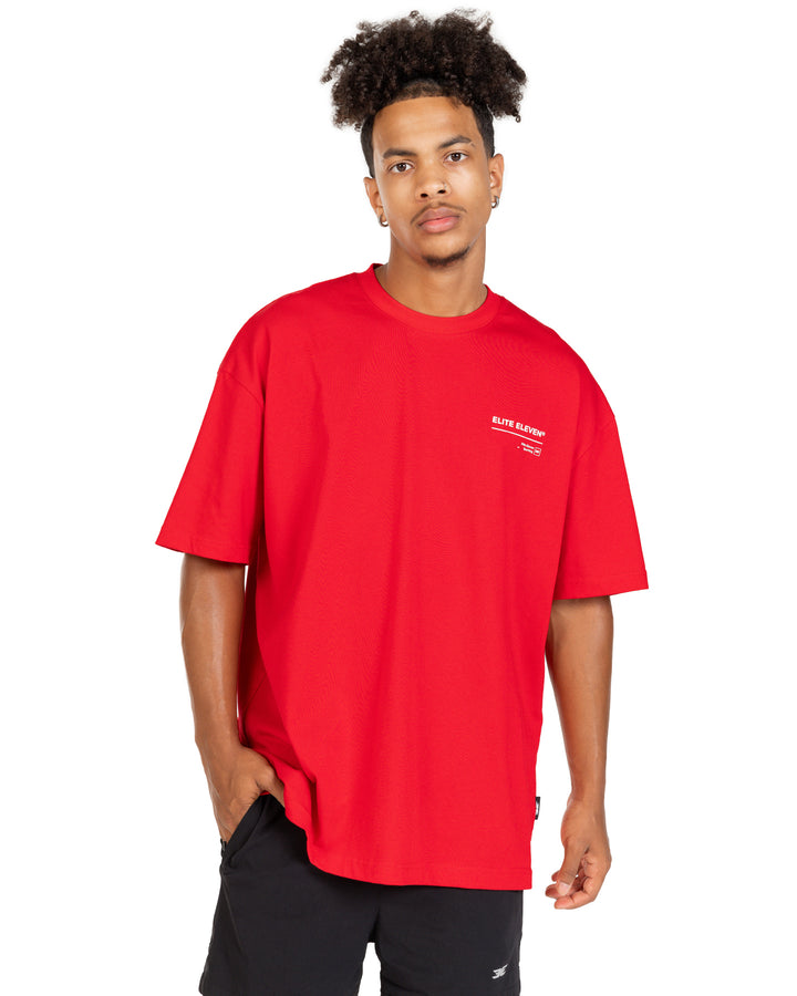 Primary Oversized Tee - Red