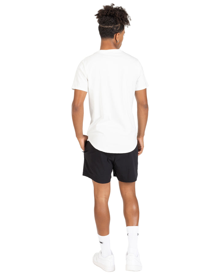 Essential Scoop Tee - White