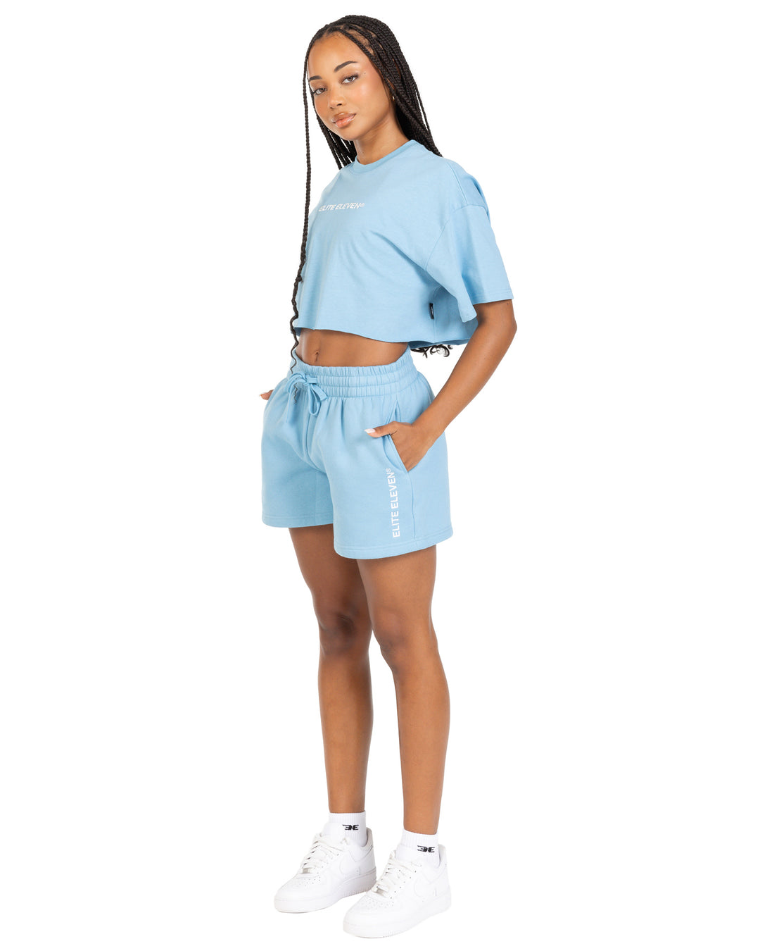 Women's Registered Shorts - Light Blue