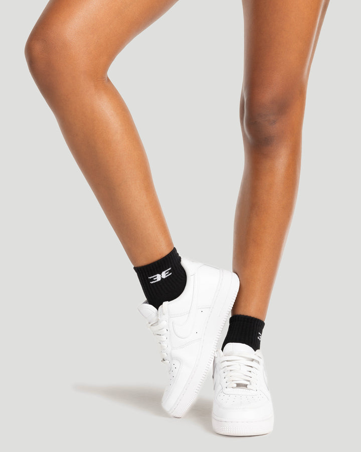 EE Half Crew Socks - Black