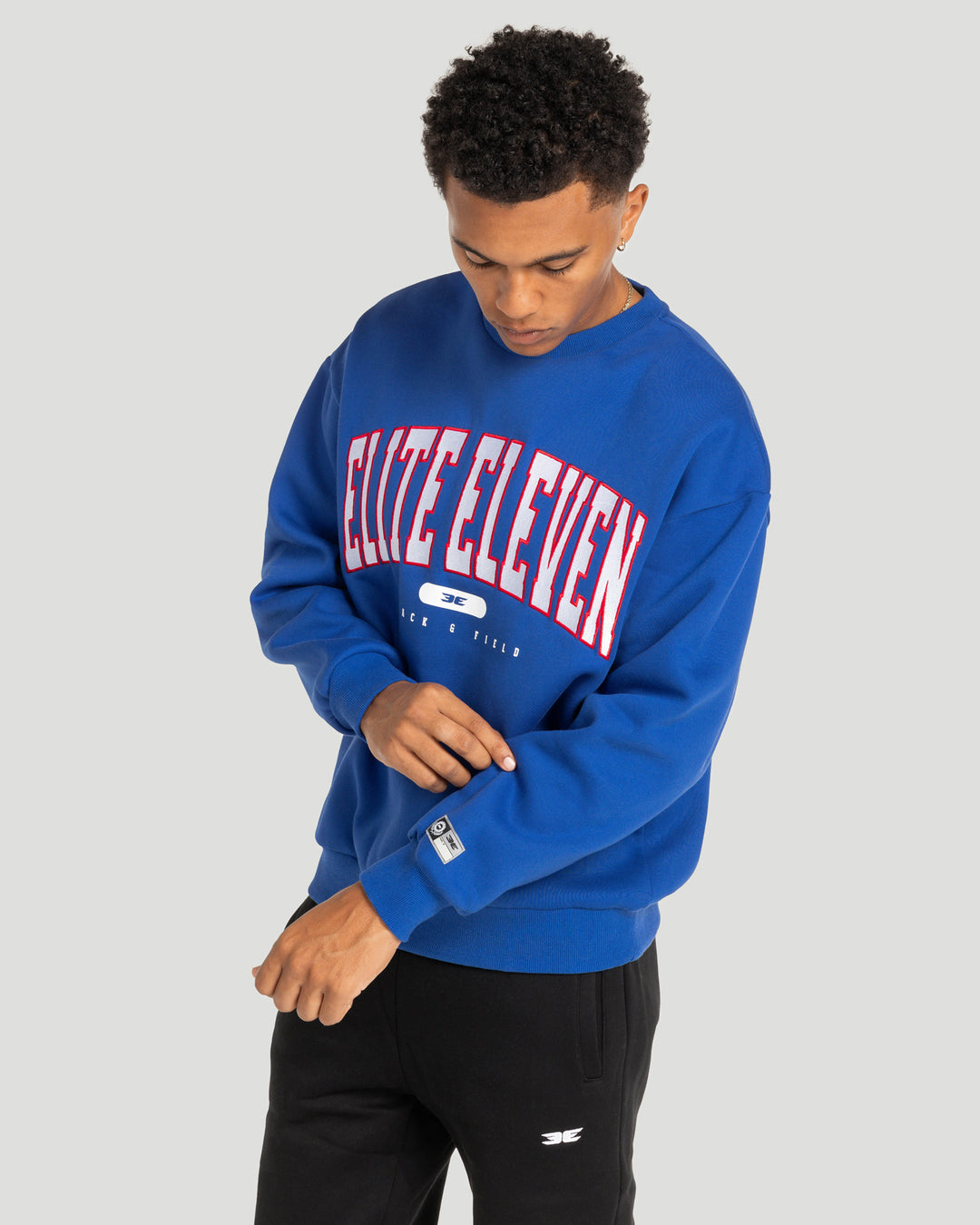 Track & Field Crewneck - Royal Blue