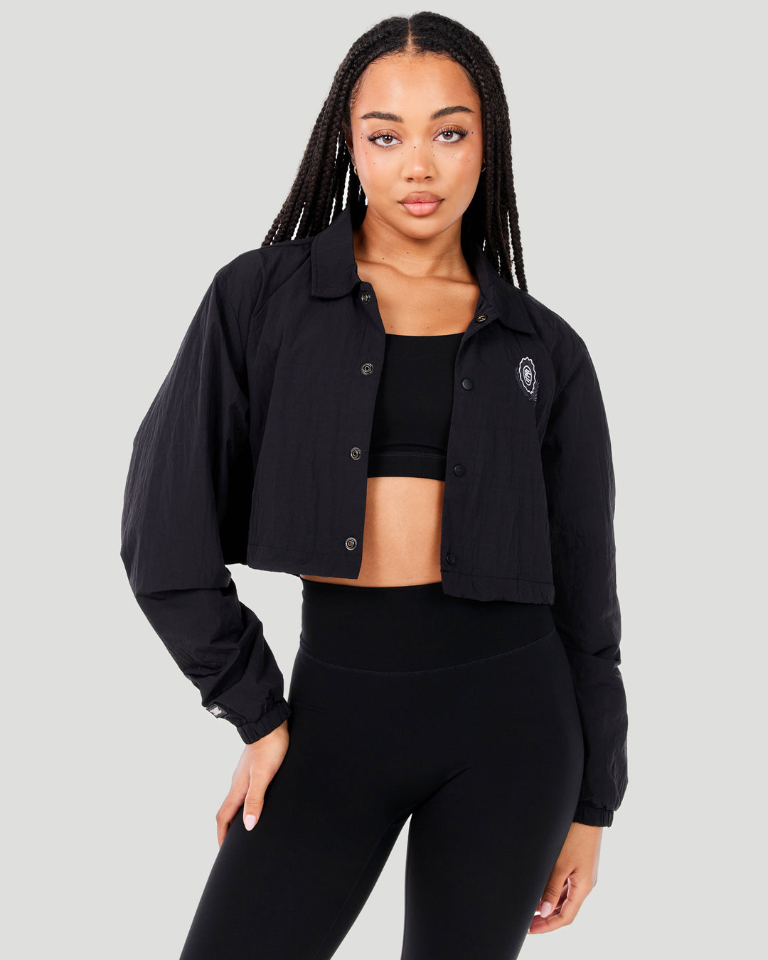 Cropped Coach Jacket