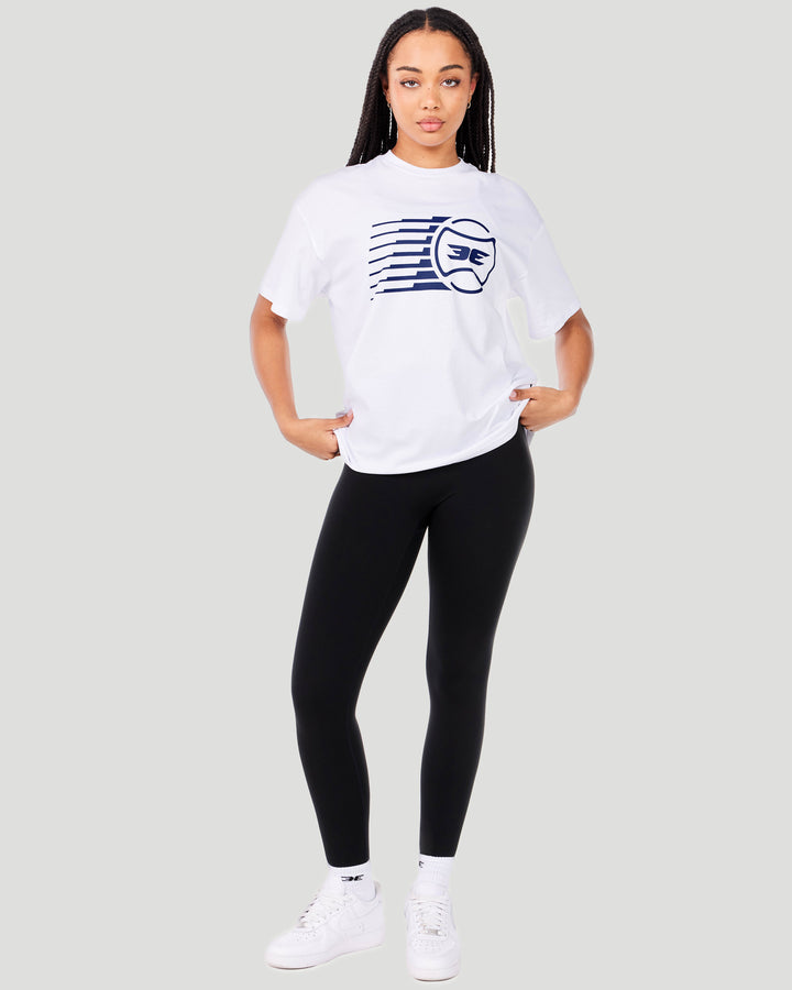 Women's Empire Oversized Tee - White