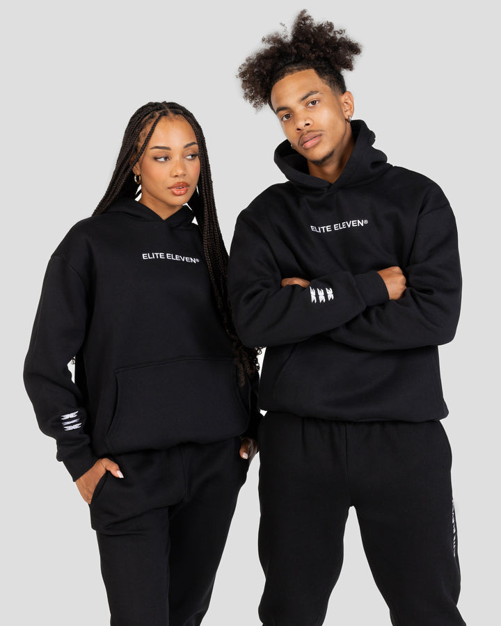 Registered Hoodie - Black/White